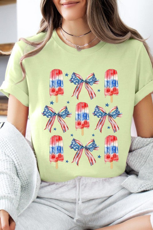 America Popsicle Graphic T Shirts