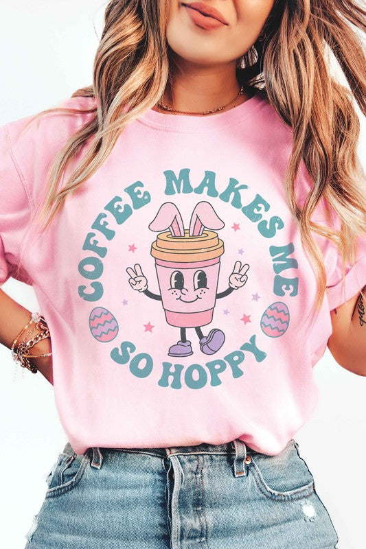 COFFEE MAKES ME SO HOPPY Graphic Tee
