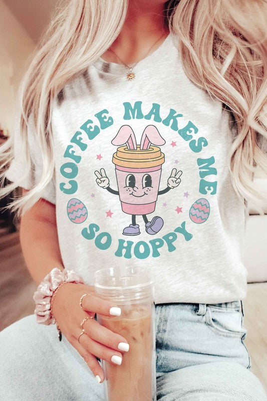 COFFEE MAKES ME SO HOPPY Graphic Tee